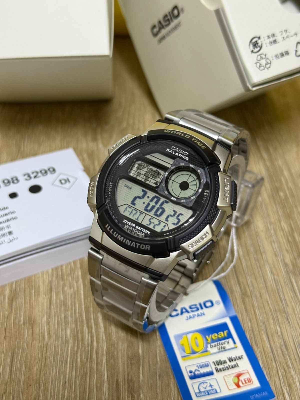 Casio Original Hombre AE-1000WD--1AV (2652.0125)